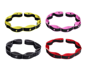 Yoga Pull Strap Multi Loops Dance Gymnastics Pull Rope Fitness Equipment Yoga Belt Stretch Rope Tension Band Resistance