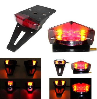 Motorcycle Parts Accessories Universal Fender Mudguard With Tail Light Brake Light Turn Signal Light