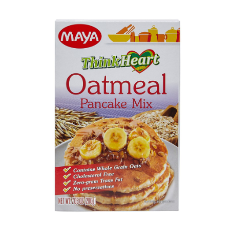 Maya Think Heart Oatmeal Pancake Mix  200g