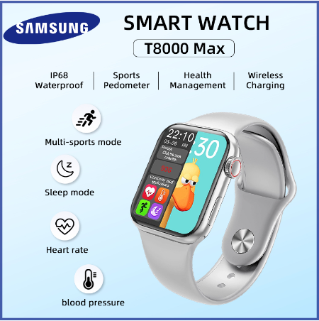 Original Smart Watch T8000 MAX 2023 Bluetooth Watch for Women Men Sports Waterproof Android