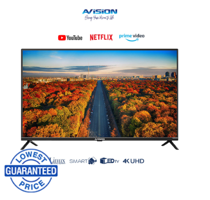Avision 43 Inch 4K Smart Digital LED TV w/ Built-in Netflix, Youtube & Screencast 43UL80C