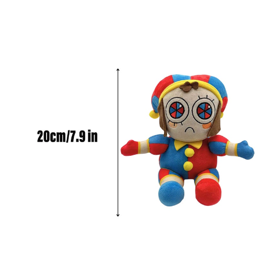 The Amazing Digital Circus Anime Cartoon Plush Pomni Jax Plush doll Toy Theater Rabbit Doll Stuffed Toys Christmas Gifts C26