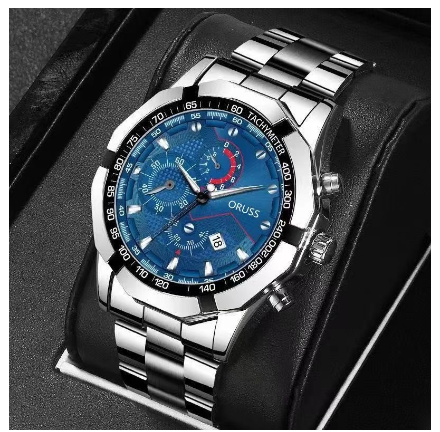 Original Stainless Steel Waterproof Luxury Fashion Business Watch Quartz Men's Watch M6