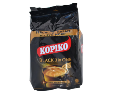 Kopiko Black 3-in-1 Minibag  30g x 10s
