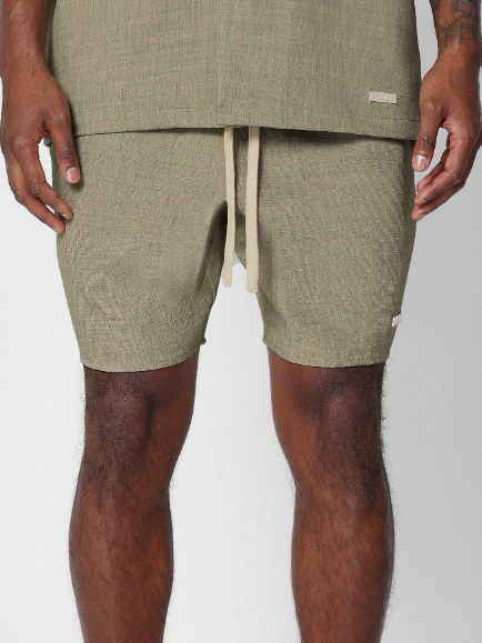 SUMWON Drop Crotch Textured Short