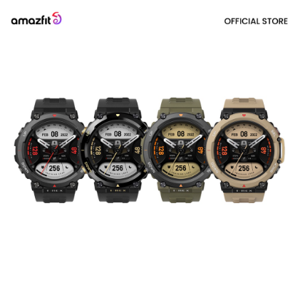 Amazfit T-Rex 2 Rugged Outdoor GPS Smartwatch Dual-band & 5 Satellite Positioning