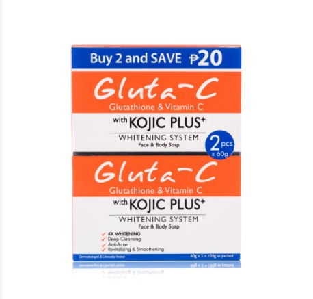 Gluta-C Kojic Plus Soap 60G x 2