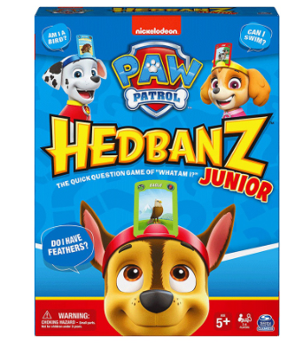 Cardinal Games Hedbanz Jr. Paw Patrol Card Game
