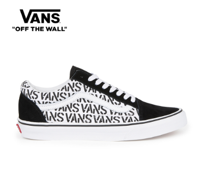 Vans Old Skool Vans Logo Black/True White For Unisex