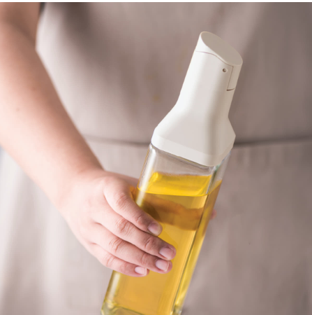 Famco Gravity Sauce Dispenser 500ml - Stylish Stainless Steel Pourer for Mess-Free Saucing