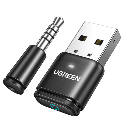 Ugreen USB Bluetooth 5.3 Adapter aptX HD AD Audio Transmitter for Airpods PC Computer PS5 PS4 Nintendo Switch Bluetooth Receiver