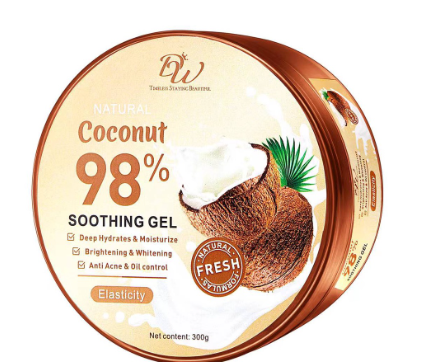 DW 98% Coconut Collagen Soothing Gel Moisturizing Brightrning Hydrating For All Skin 300ml