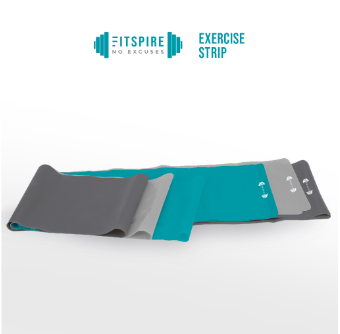 Fitspire Exercise Strip TPE Resistance Band Set of 3