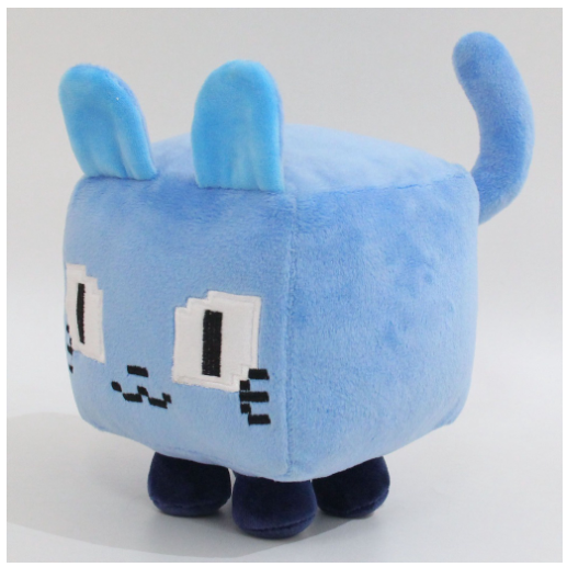 Pet Simulator X Cat Stuff Plushie Toys, Roblox Cat Plush,Big Games Cat Plushie Toy Dolls Soft Cat Pet Sim x Stuffed Animals for Kids 4