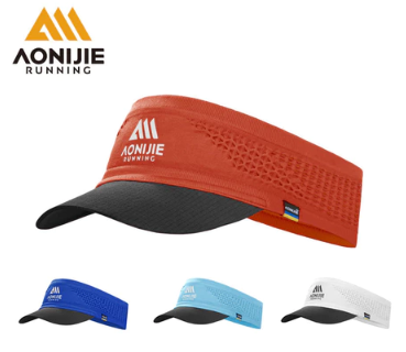 AONIJIE E4619 Empty Top Sport Hat for Men Women Sun Visor Protection Elastic Baseball Jogging Trail Running Cap