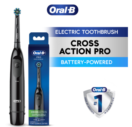 Oral-B Cross Action Electric Toothbrush Battery Pro