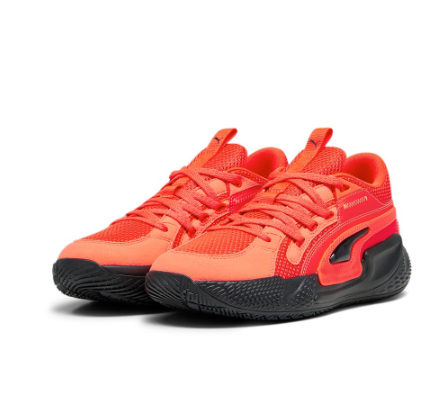 PUMA Unisex Court Rider Chaos Team Basketball Shoes (Red)