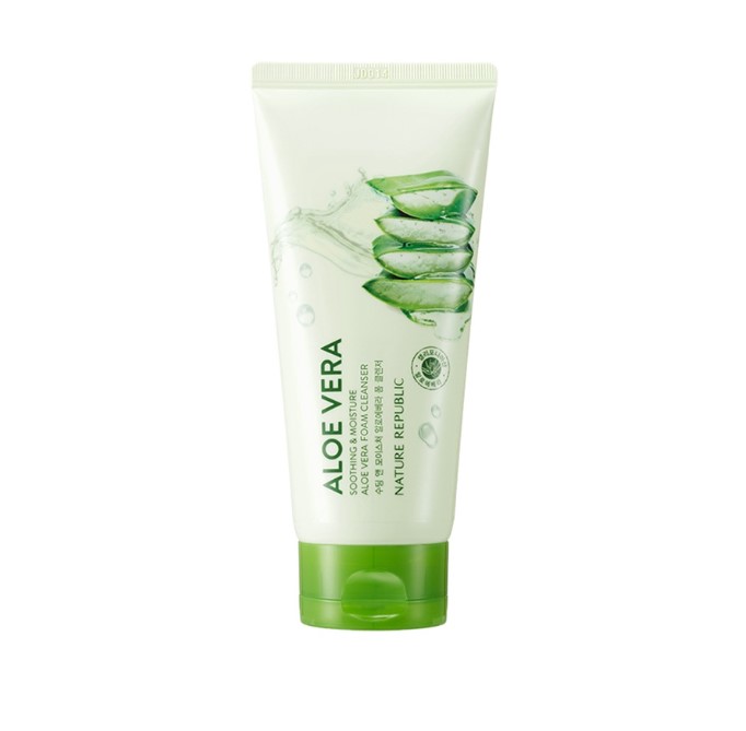 Nature Republic Soothing & Moisture Aloe Vera Foam Cleanser