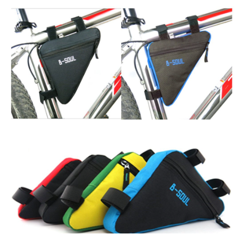 Cycling Bike Bicycle Triangle Front Tube Frame Pouch Bag Holder Saddle