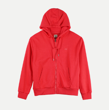 Stylistic Mr. Lee Ladies Basic Hoodie Jacket for Women Trendy Fashion Loose Fit 134291 (Pink)