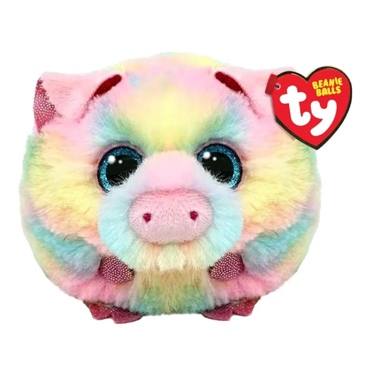 10cm Ty Big Eyes Stuffed Pea Stuffed Bubble Ball Series Animal Collection Unicorn Rat Owl Monkey Boy Girl Birthday Gift A19
