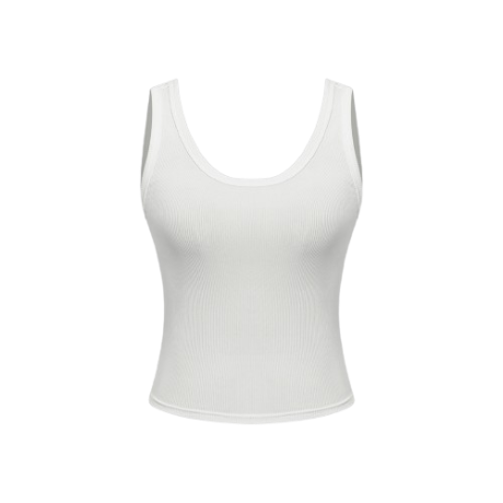 Lovito Women Backless Basic Tank Top LNE20121 (White)