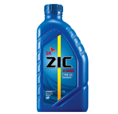 SK ZIC X5000 15W-40 Synthetic Heavy Duty Diesel & Gasoline Engine Oil 1L