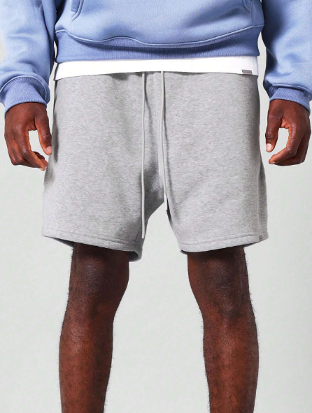 SUMWON Regular Fit Essential Drop Crotch Short