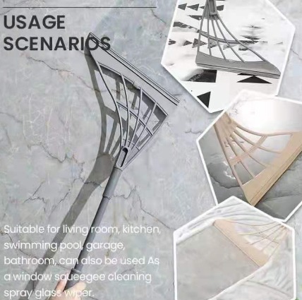 Rubber Broom And Brush Sweeper Magic Room Floor Wiper Squeegee