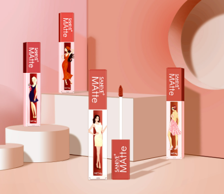 SANIYE 9 Colors Waterproof Liquid Lipstick Long Lasting Matte Quick Dry Lip Tint L1270