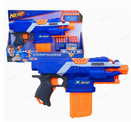 Nerf Gun Strife Elite Air Soft Guns NERF X HERO Automatically loaded Soft elastic Submachine gun