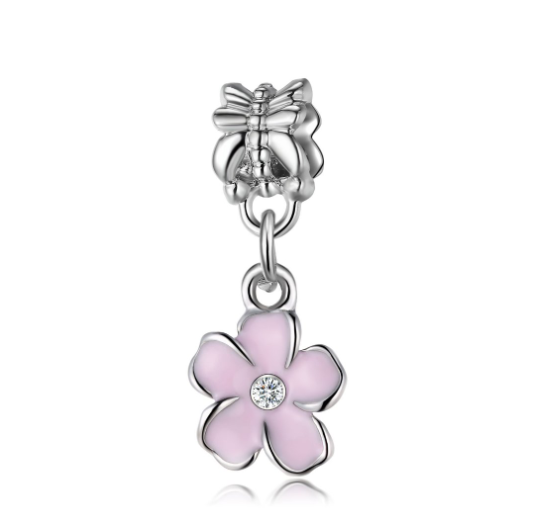 Glowing Turtle Nighttime Owl 925 Silver Dangle Charms Heart Balloon Bracelet Pendant 0018