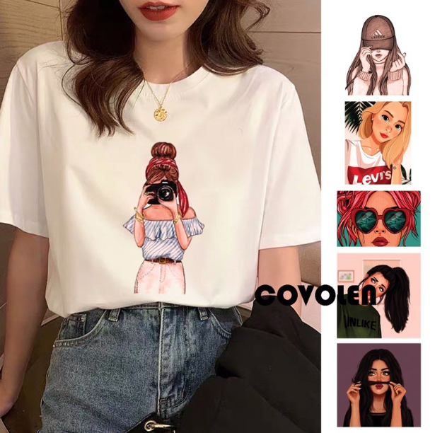 My Girl Korean Popular T-shirt for Women Fashion Tees Oversize