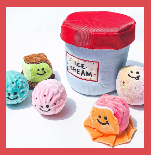 Dog Toy Sound And Light Ins popular Korean ice cream barrel light ball BB calls dog toy pet sounds