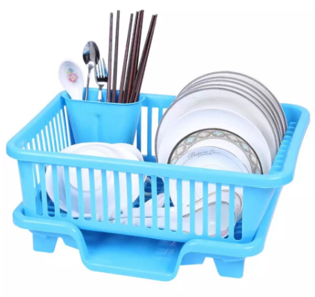 Plastic Drainer Holder Kitchen Dish Bowl Plate Drying Utensils Rack Sink Organizer Storage Kitchen