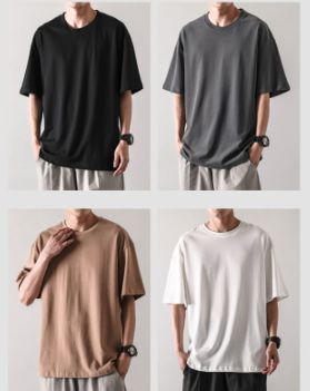 DS Simple Personality Men's T-shirts High Quality Short Sleeves Unisex Tshirt