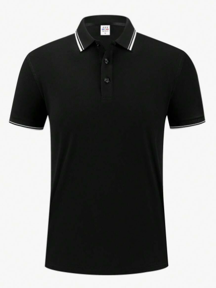 Summer Breathable Polo Shirt, Golf Short Sleeve T-Shirt, Premium Collared Paul Shirt With Pique Fabric