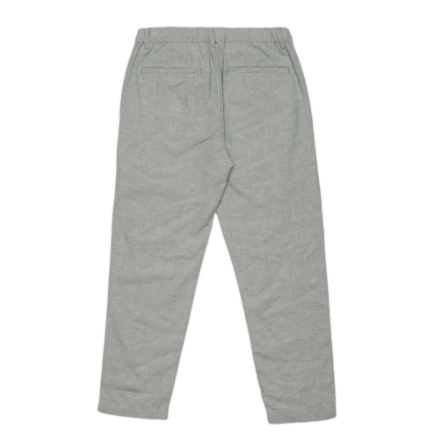 GIORDANO Men's Cotton Linen Drawstring Cropped Pants  - Lily Pad