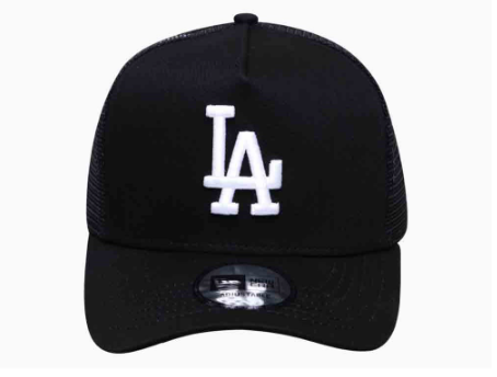 Los Angeles Dodgers MLB Trucker Mesh Black