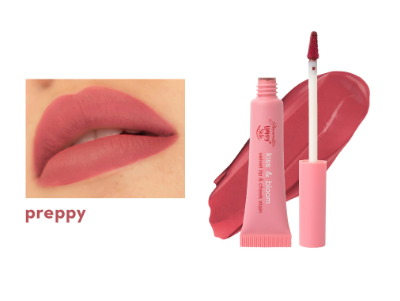 Happy Skin Kiss & Bloom Velvet Lip & Cheek Stain in Preppy