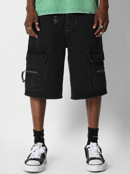 SUMWON Cargo Denim Jorts