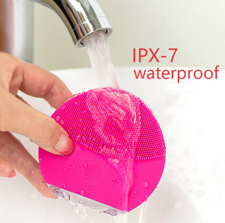 Electric Facial Cleansing Waterproof Silicone Face Cleanser Skin Ultrasonic Vibration Massage Brush