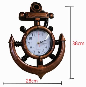Anchor Wall Clock Decorative Anchor Design Wall Clock And Steering Wheel