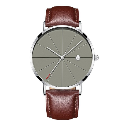 Fashion Stainless Steel Simple Quartz Analog Wrist Watch for men's women's Waterproof 10