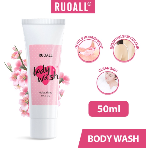 RUOALL Amino Acid Cream Shower Gel Whitening Perfume Body Wash 50ML