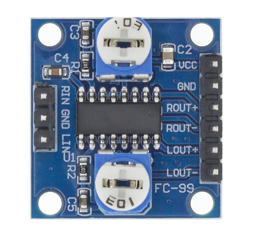PAM8406 Digital Amplifier Board With Volume Potentiometer 5Wx2 Stereo M70