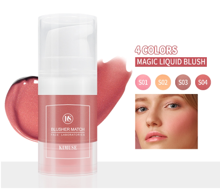 Kimuse Liquid Blush Long Lasting Waterproof Sweat Proof Non Fade Face Makeup
