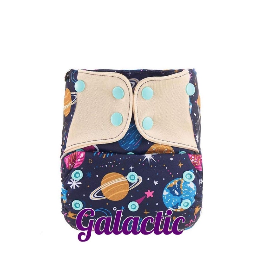 Booldeet Posh Cloth Diaper Newest Prints with 4-Layer Contoured Microfiber Insert S11