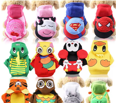 New Pet Clothing Dog Clothes Cute Coin Purse Cat Clothes Fleece Hat Sweater Cat Cat clothes hooded