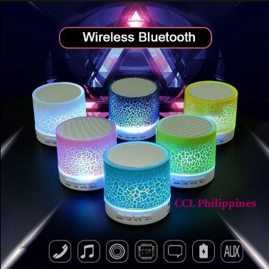 Portable Mini Bluetooth Speaker with Changing LED Lights